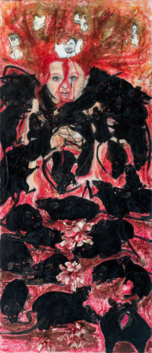 Schilderij,  59,1x23,6 in 