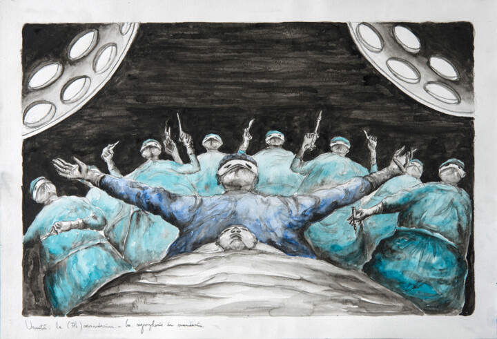 The Mandarin Symphony 绘画, 15x22.8 in