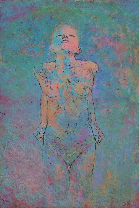 Painting titled "pastel" by Stas Prokhortsev Stanislav Prokhortsev, Original Artwork, Pastel