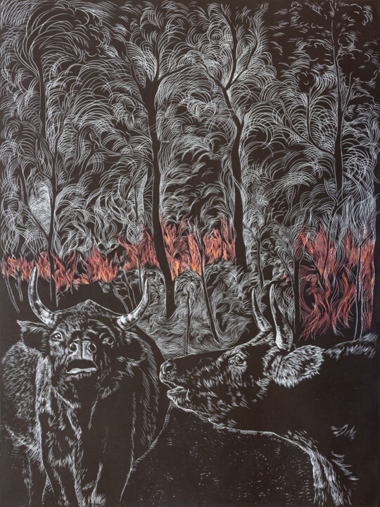 Péril 印花与版画, 20.1x16.1 in