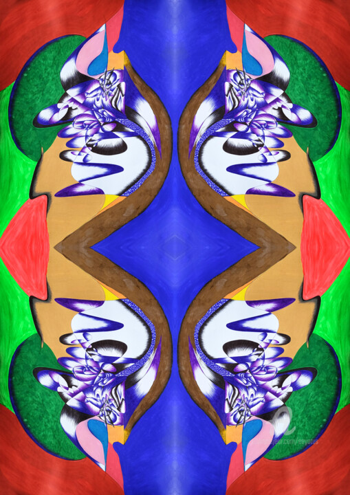 Digital Arts titled "Life Elemental Spir…" by Eeyatus, Original Artwork, Photo Montage