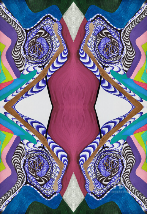 Digital Arts titled "Earth Elemental Spi…" by Eeyatus, Original Artwork, Photo Montage