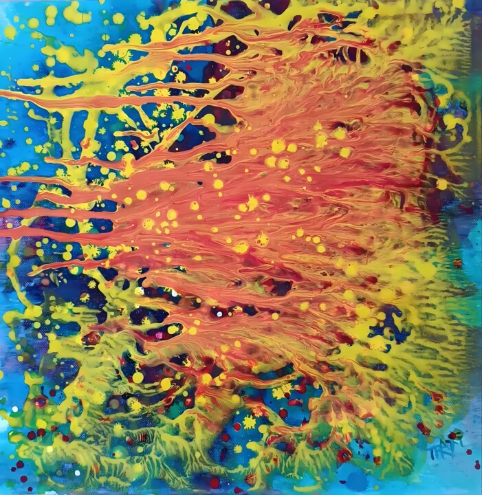 Printmaking,  15.8x15.8 in 