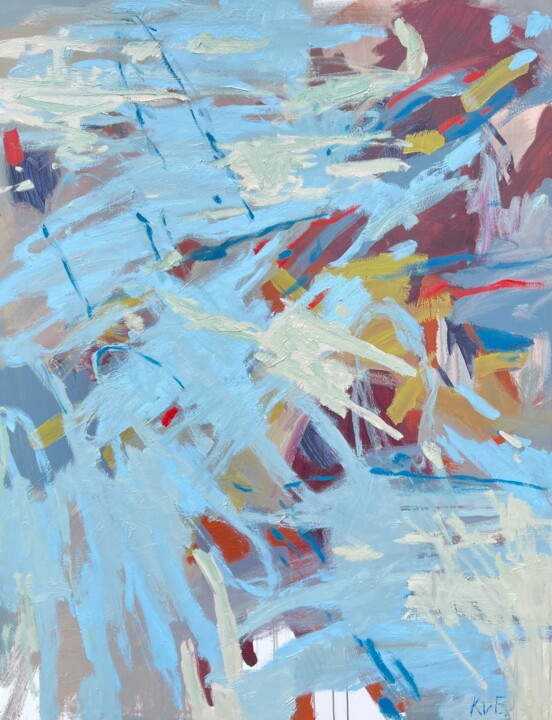 Heavenly energy 1 绘画, 59.1x47.2 in