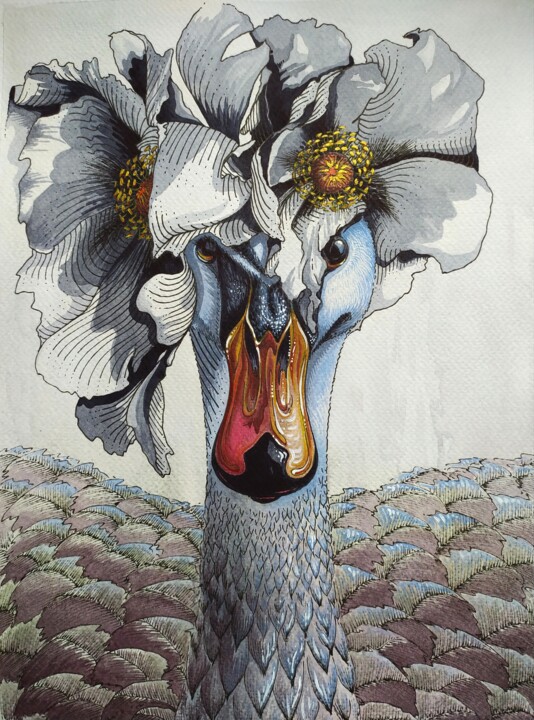 绘画,  13x9.8 in 