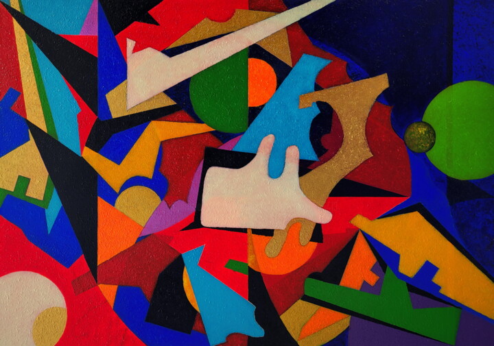 Pintura intitulada "Ricordi" por Antonio Minervini, Obras de arte originais, Acrílico Montado em Armação em madeira