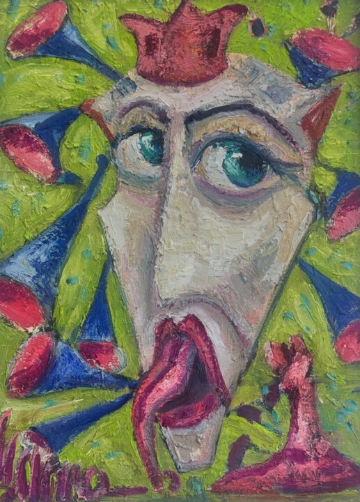 Theater of the absurd 绘画, 15.8x11.8 in