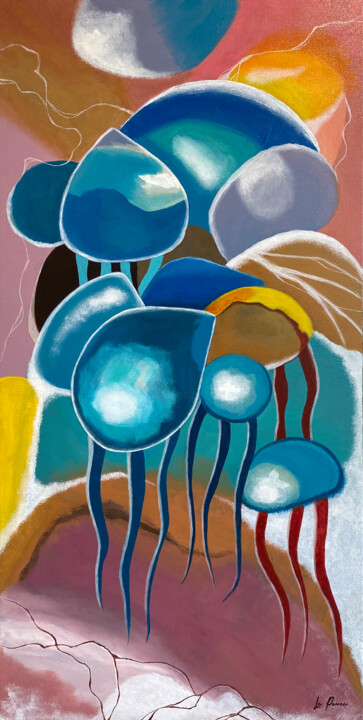 Connexion centripète 绘画, 39.4x19.7 in