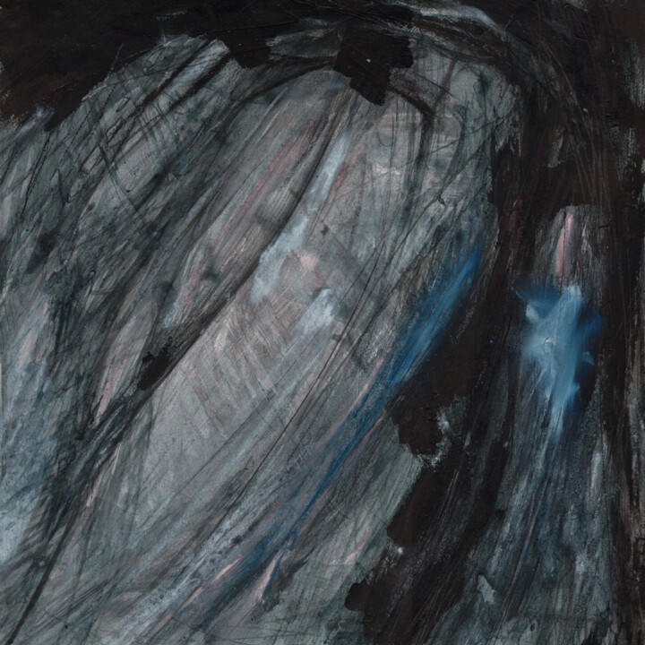 Painting titled "#260, acrylique sur…" by Michel Debray, Original Artwork, Acrylic Mounted on Cardboard