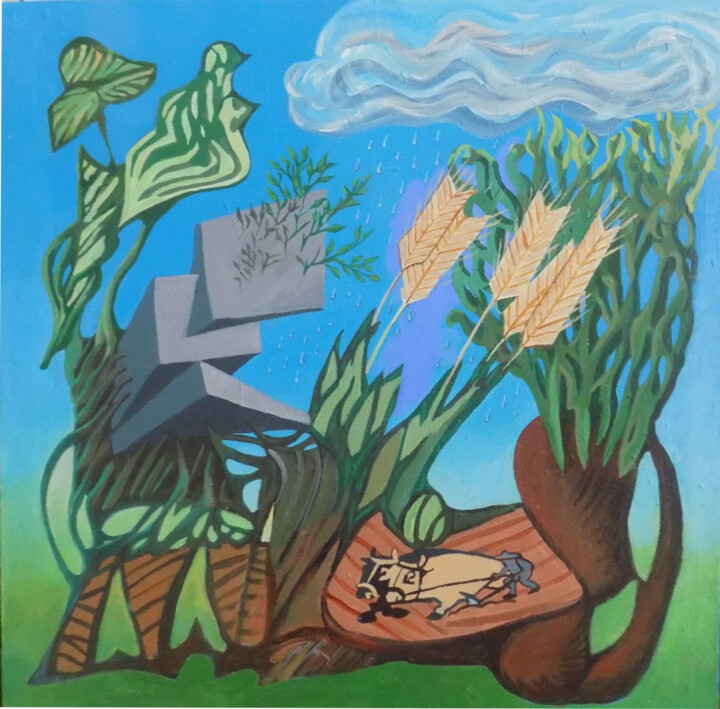 绘画,  23.6x23.6 in 