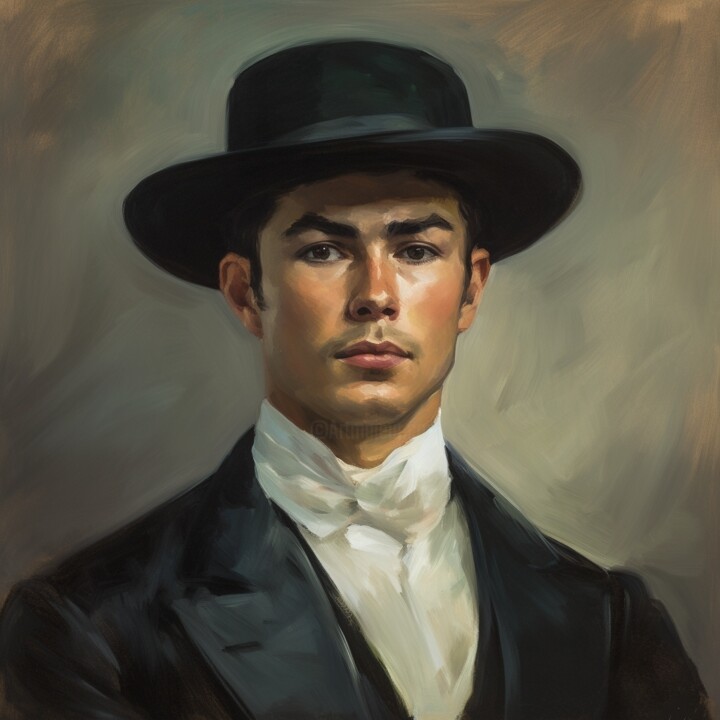 PEDRO (30x30 cms) 绘画, 11.8x11.8 in