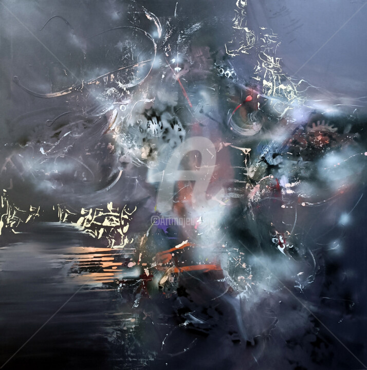 Gathering the night nectar xxl painting 绘画, 47.2x47.2 in