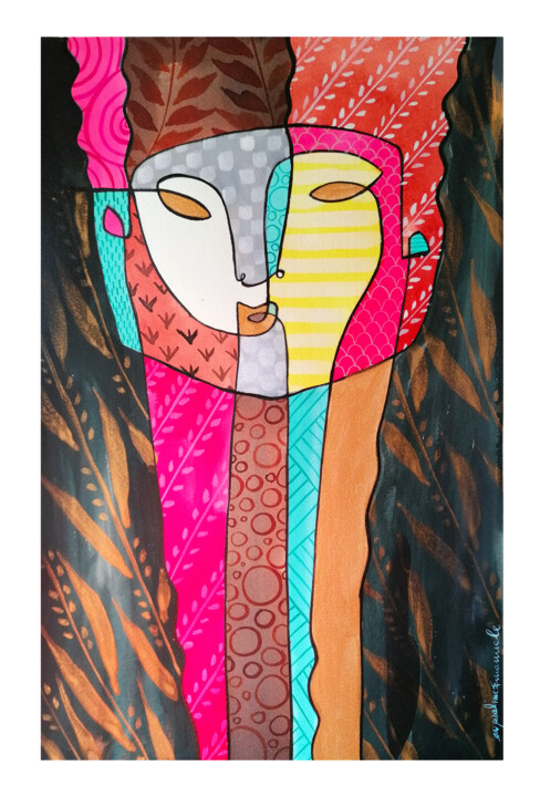 绘画,  17.7x11.8 in 