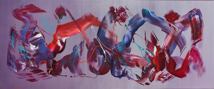 Painting titled "Keys To Your Heart" by Paresh Nrshinga F R S A, Original Artwork, Acrylic Mounted on Wood Stretcher frame