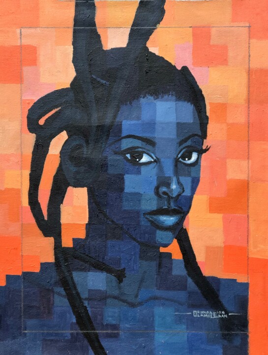 My identity 绘画, 16x12 in