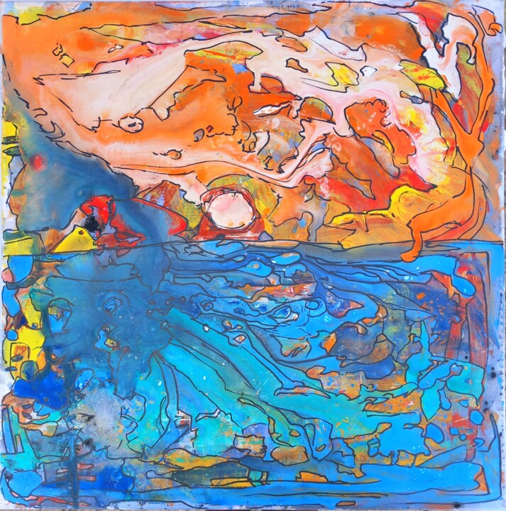 绘画,  19.7x19.7 in 
