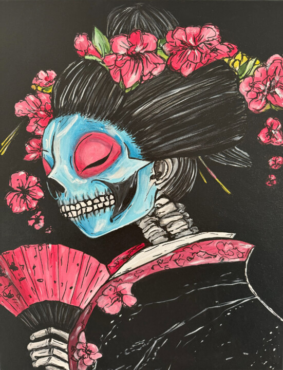 Izanami 绘画, 19.7x15.8 in