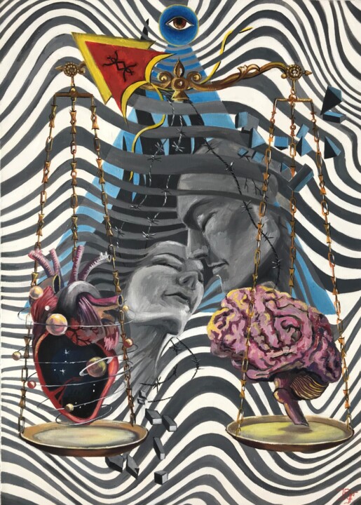 Aeternae veritates 绘画, 27.6x19.7 in
