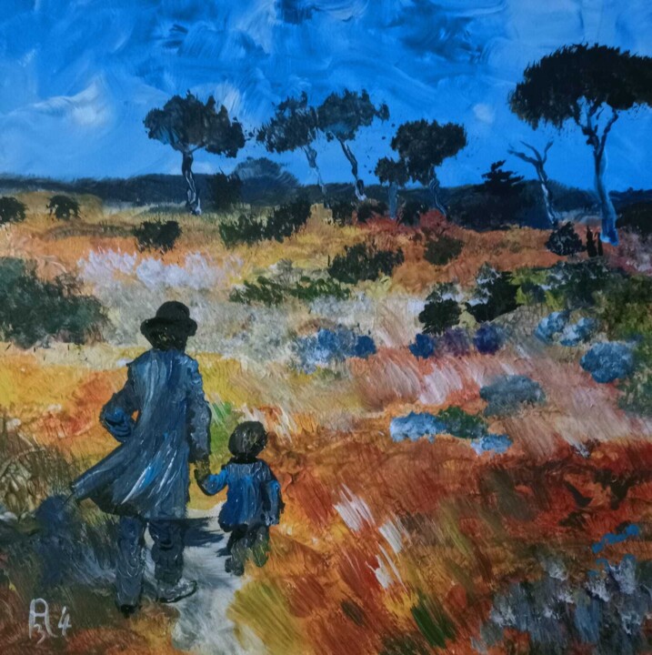 Peinture intitulée "La grandeur de mon…" par Audran, Œuvre d'art originale, Acrylique