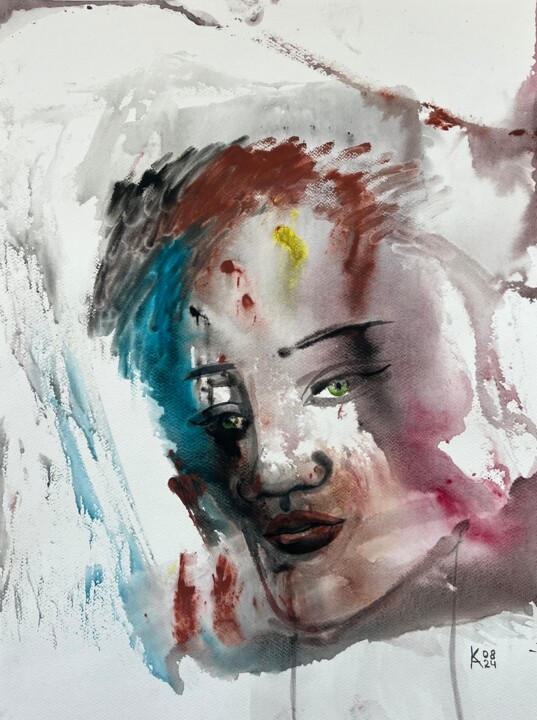 Detachment 绘画, 24x18 in