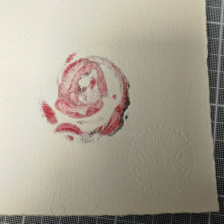 Arrière de l'œuvre