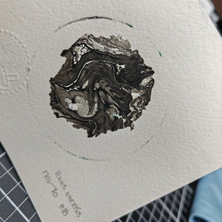 Surface ou texture de l'œuvre