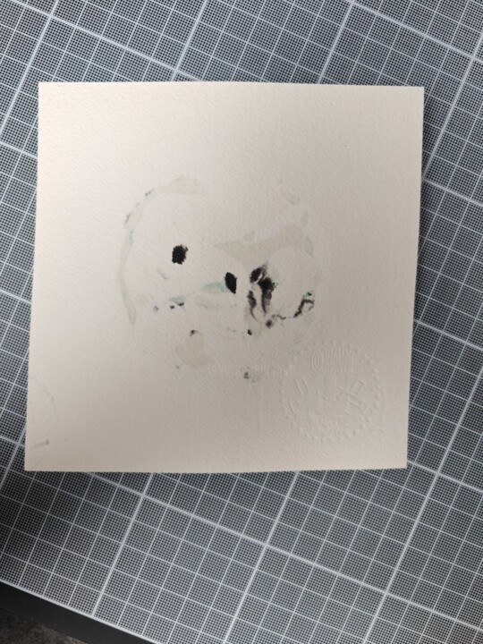 Arrière de l'œuvre