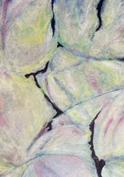 'Floribunda White' 绘画, 39.4x28.7 in