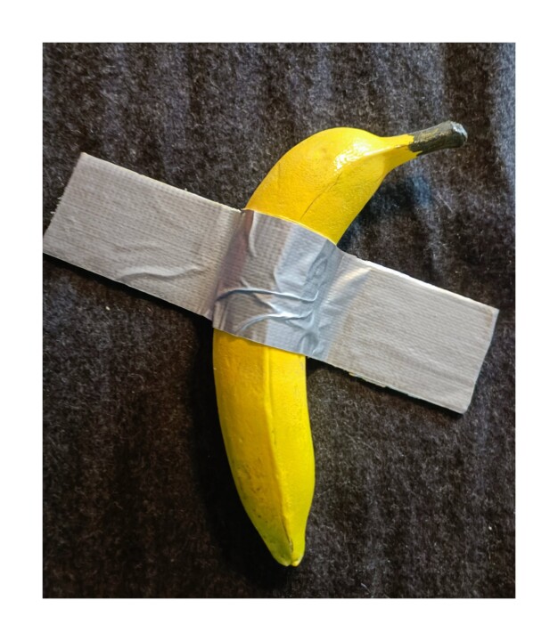 Banane murale Sculpture, 8,3x8,3 in