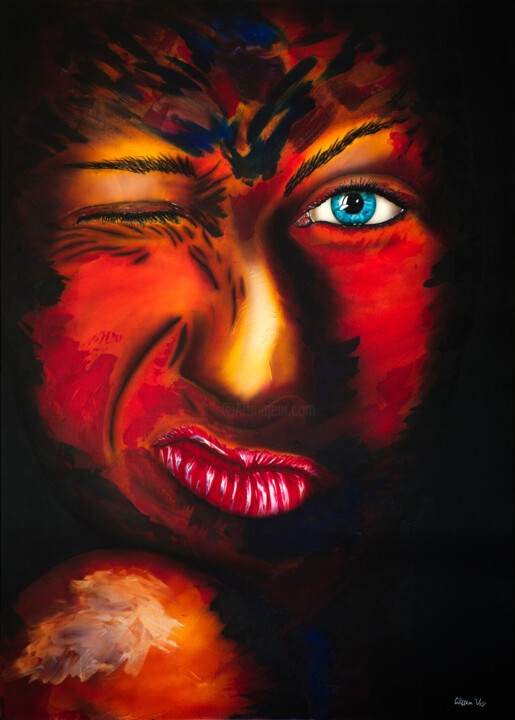 绘画,  55.1x39.4 in 