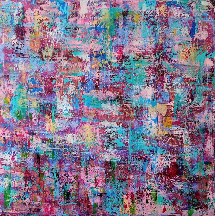 Uno scorcio di paradiso 绘画, 27.6x27.6 in