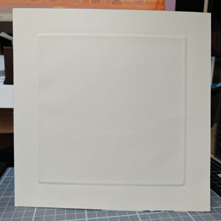 Arrière de l'œuvre
