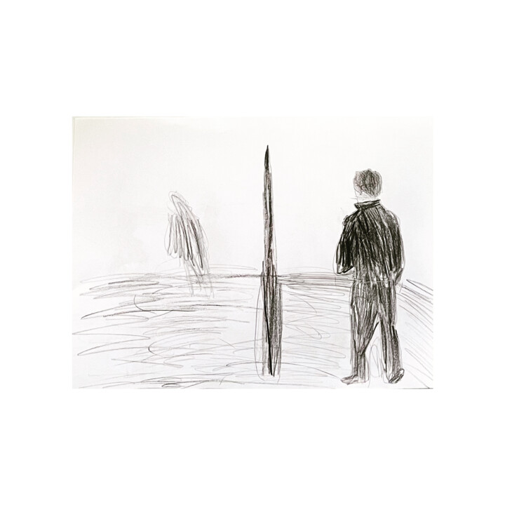 Drawing,  9.8x11.8 in 