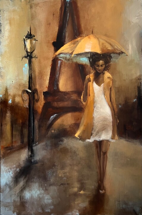 A Parisian Moment 绘画, 47.2x31.5 in