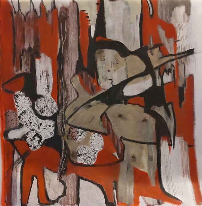 绘画,  29.1x27.6 in 
