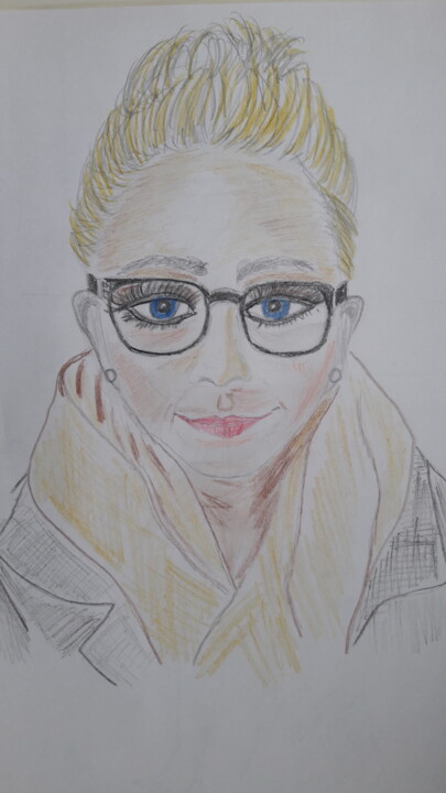 IT Girl Drawing, 11.7x8.3 in
