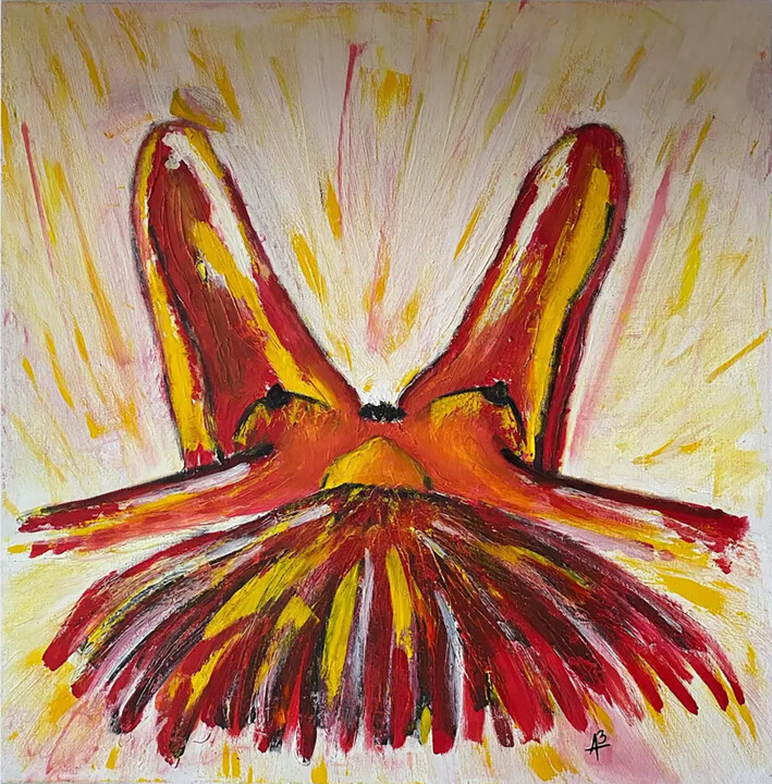 Pure Pleasure 绘画, 43.3x47.2 in