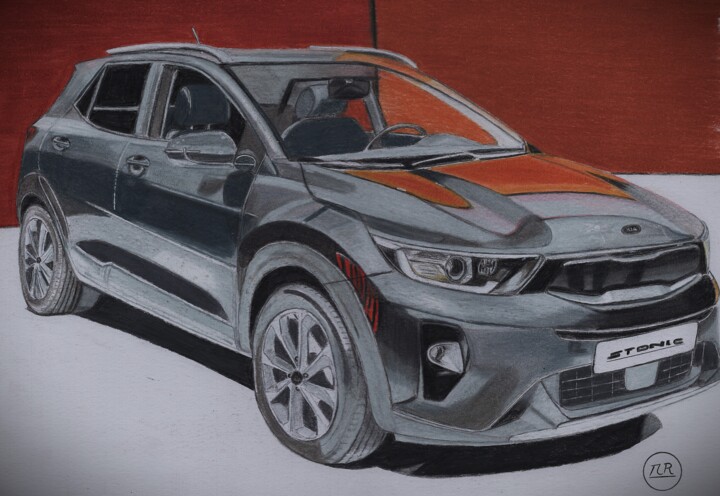 Ma voiture Tekening, 11x15,8 in