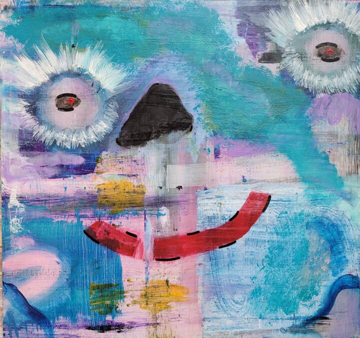绘画,  4.7x4.7 in 