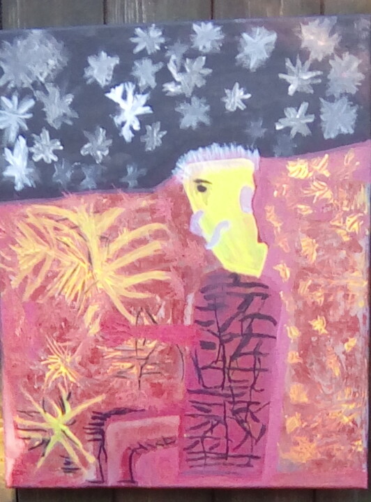 Sprit Lives 绘画, 20.1x16.1 in