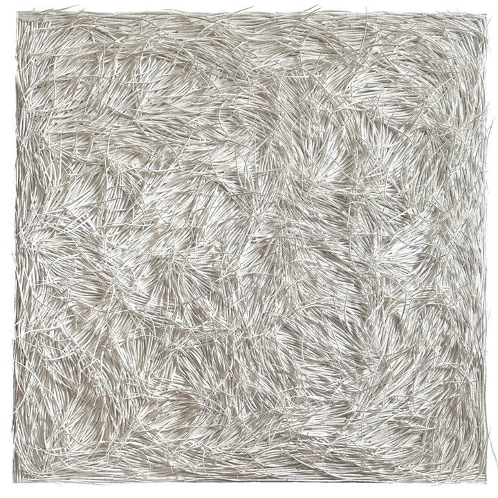 White 绘画, 39.4x39.4 in