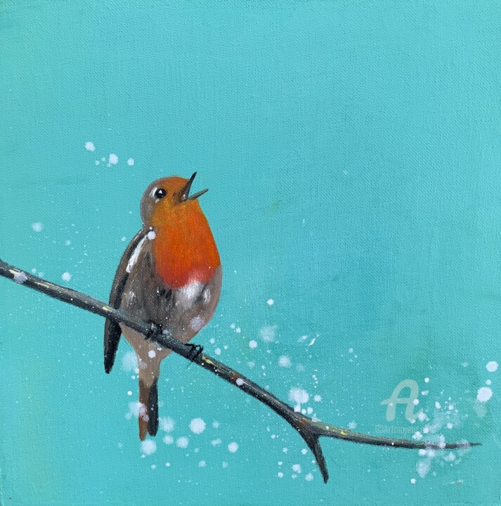 Songbird: The Red Robin Картина, 11,8x11,8 in