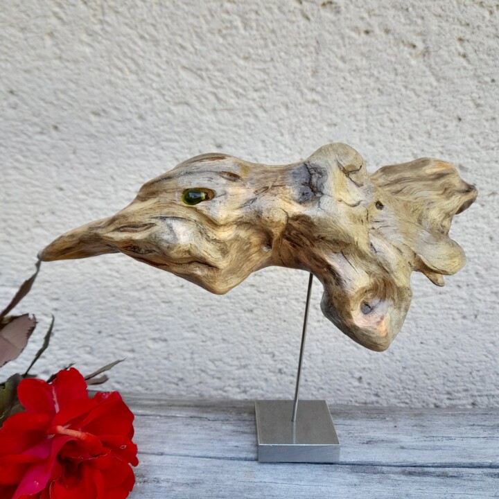 L'Oiseau du Mont Perdu 雕塑, 5.9x8.7 in