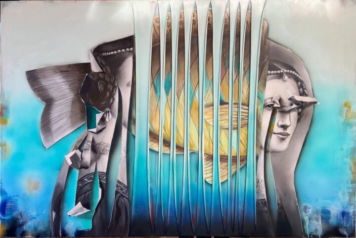 La sirena Pittura, 39,4x59,1 in