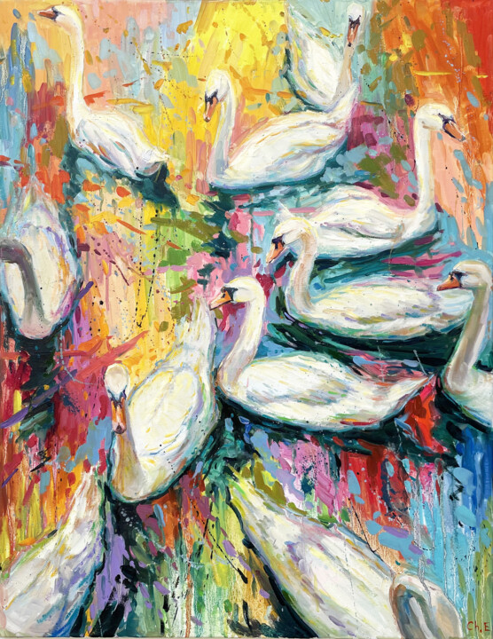 绘画,  35.4x27.5 in 