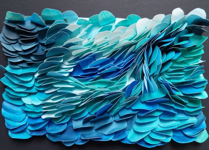 Collages titled "Cycle III" by Isabelle Stagg, Original Artwork, Collages