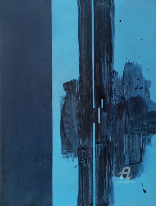 Painting titled "Sequences 30" by Alex Munzone, Original Artwork, Acrylic Mounted on Other rigid panel