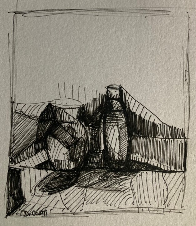 LE VASE 图画, 8.3x5.8 in