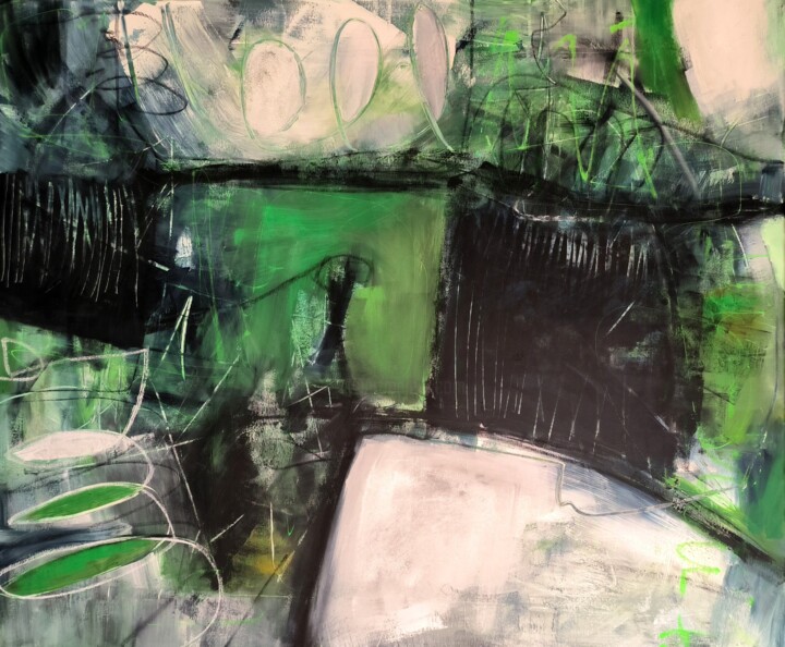 Scape from the chaos 绘画, 39.4x47.2 in