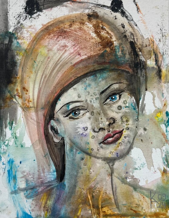 Feminine Kindness 绘画, 14x11 in